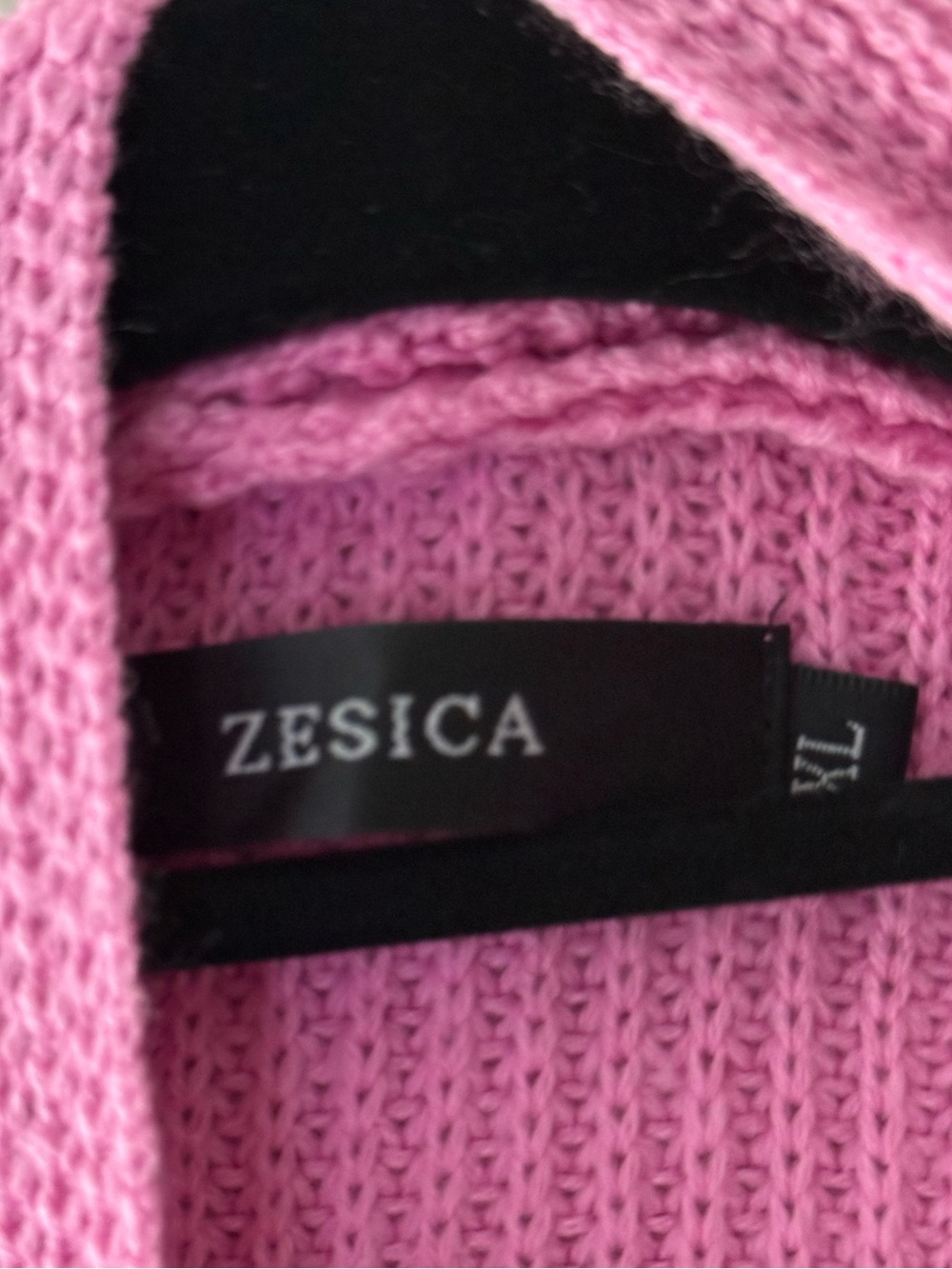 ZESICA XL Pastel Rainbow Colorblock Long Open Front Knit Cardigan Pockets - Picture 11 of 11